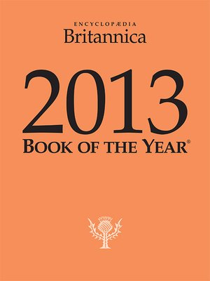 cover image of 2013 Britannica Book of the Year